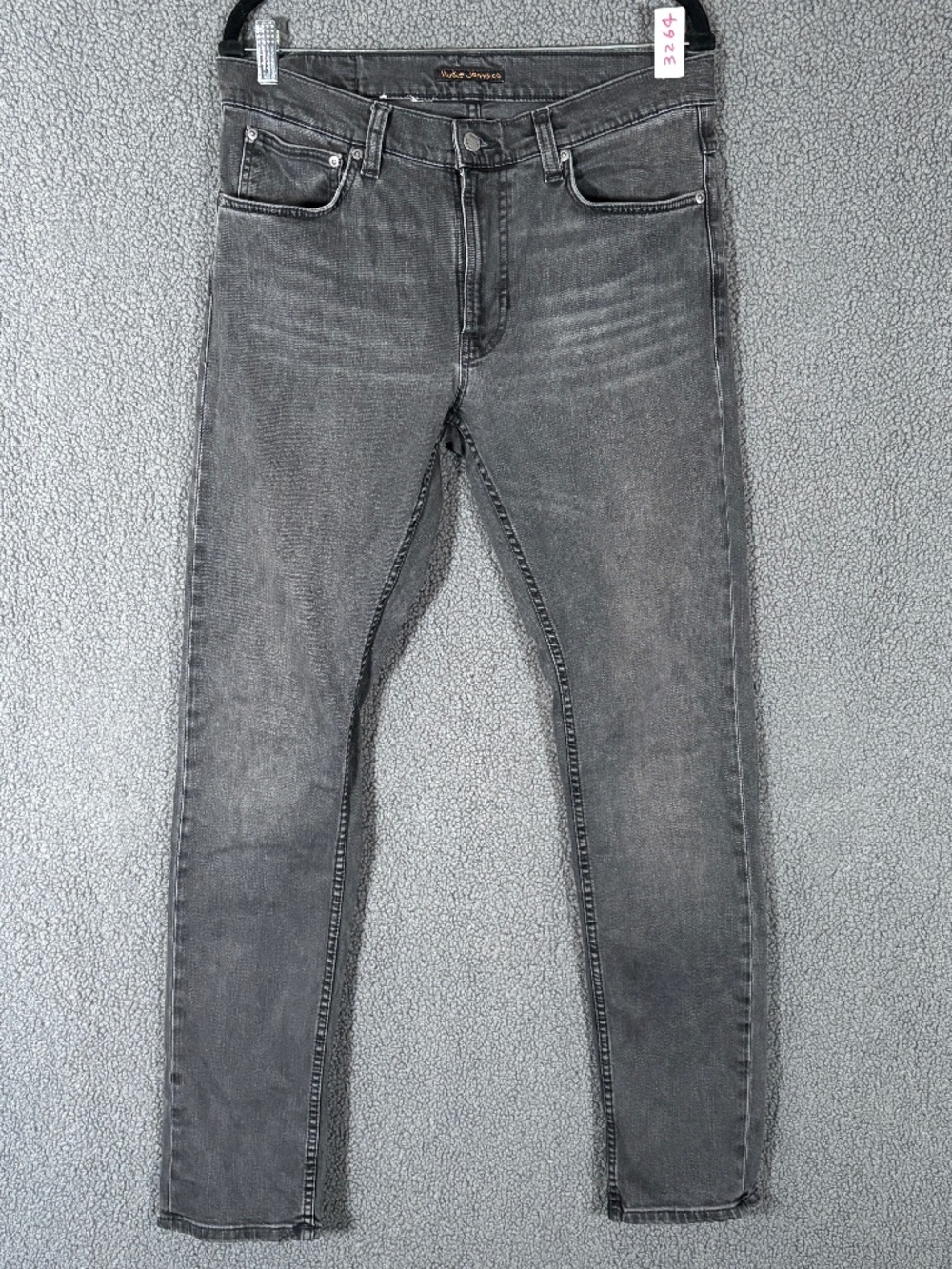 Nudie Lead Dean Slim Tapered Jeans - Men's Size 32*34(Fit 32*32) - Black Eyes